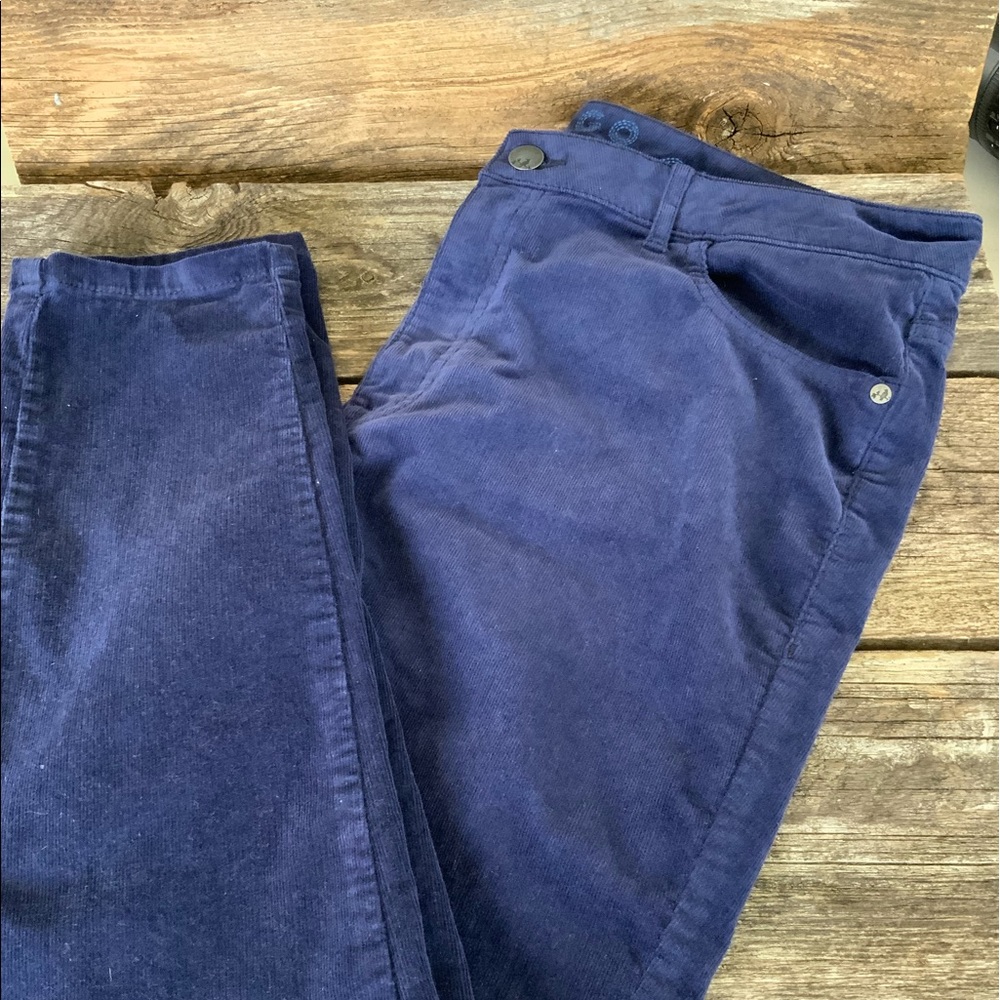 Marks And Spencer Midnight Blue Soft Cord Jeans Size 14 ( Uk 16 ) as new Rare